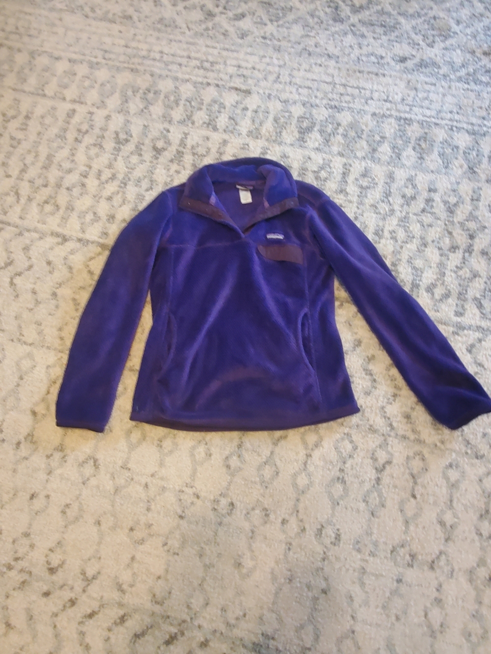 Patagonia Purple Fleece 1/4 Zip Pullover